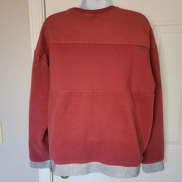 Nike Therma Icon Clash Fleece Crew Neck Sweatshirt Womens Medium M - Picture 5 of 11